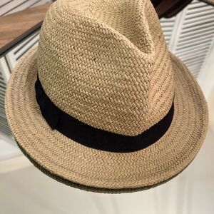 Banana Republic Olive Straw Fedora size S/M